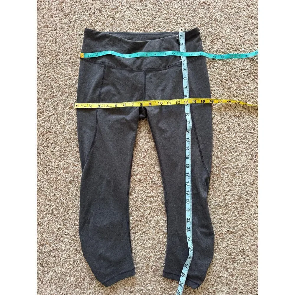 Athleta gray cropped